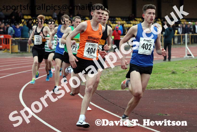 Noth Eastern Grand Prix 800 metres, North Eastern Grand Prix, Monkton Stadium, Jarrow. Photo: David T. Hewitson/Sports for All Pics